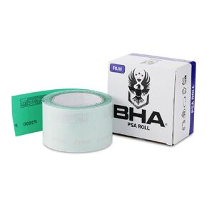 BHA Green Film Longboard PSA Continuous Sanding Roll, 2-3/4" x 20 Yard - Customizable Length, Sticky Back, Low-Dust, Waterproof Aluminum Oxide Sandpaper for Dry or Wet Sanding - 1500 Grit