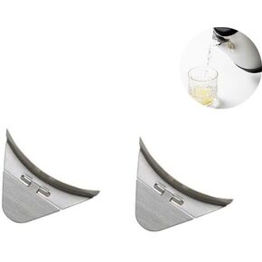 NentMent 2 Pack Electric Kettle Spout Cover Dust-Proof Cap 5.8x2.9cm Triangle Flat Mouth Tip Protector Insulation Energy-Saving Sticky Caps for Stainless Steel Tea Kettle Hot Water Boiler Heater