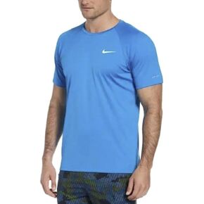 Nike Men's Dri-FIT UPF 40+ Hydroguard Swim Tee, Game Royal, Large