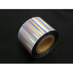 GLEAM FOIL Holographic foil for hot Stamping Machines. (The Color Pattern is Holographic Transparent.) [It is Used for Business Cards, Paper Crafts, and Paper.]　Murata Kimpaku Co, Ltd.