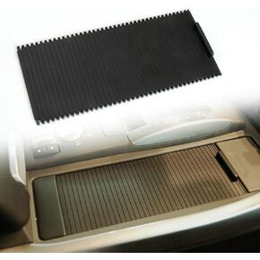 fitfoyo Center Console Cup Holder Cover Sliding Roller Blind for Range Rover Sport 2005 2006 2007 2008 2009