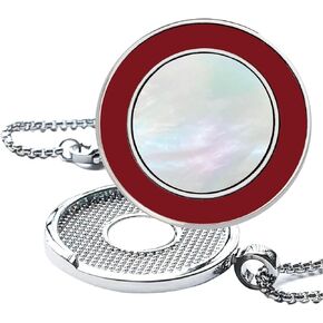 E TRUEE Golf Ball Marker Necklace with Pearl Ball Marker, Golf Accessories, Golf Gifts, Golf Ball Markers for Women