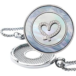 E TRUEE Golf Ball Marker Necklace with Pearl Ball Marker, Golf Accessories, Golf Gifts, Golf Ball Markers for Women