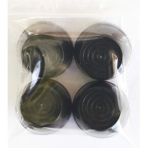 Quadrapoint Hub Cap for Popular Red Wagon Brand Plastic & Folding Wagons 7/16" Black (NOT for Wood or Steel Wagons) (Black)