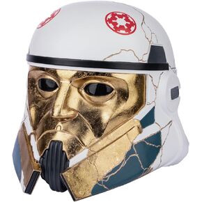 Avafierce SW Series Captain Enoh Night Troopers خوذة تنكري للهالوين قناع الدعائم للبالغين (ذهبي) in Kuwait