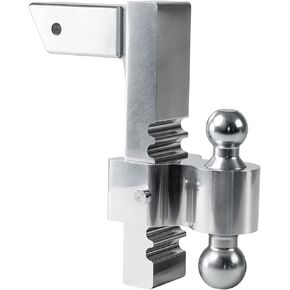 ANDERSEN HITCHES | Truck Tow Accessories | Rapid Hitch | Adjustable Extra Heavy Duty Trailer Hitch | Dual 2" and 2-5/16" Ball Receiver, 10-inch Aluminum Rise/Drop 21/2" Shank | 3413-25