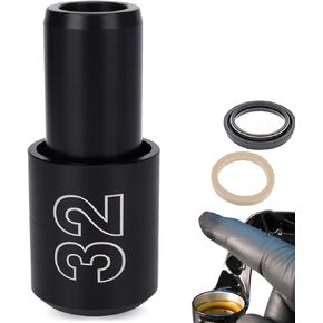 Dust Seal Installation Tool Fork Dust Seal Driver Dust Wiper Installation Tool Guide Compatible for Fox Rockshox Suspension Fork Lower Leg in 30mm 32mm 34mm 35mm 36mm 40mm