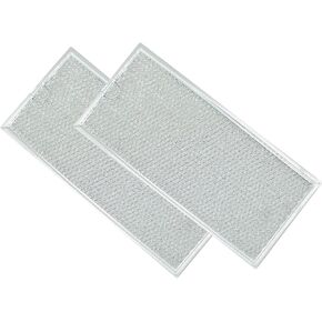 WB06X10596 Microwave Grease Filter Compatible GE Microwave Range Hood 13" X 6",Fit’s Samsung and Whirlpool Vent Filter(2-Pack)
