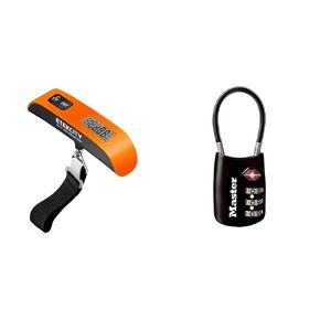 Etekcity Luggage Scale, Digital Portable Handheld Suitcase Weight & Master Lock TSA Set Your Own Combination Luggage Lock, TSA Approved Lock for Backpacks, Bags and Luggage, Colors May Vary, 4688D