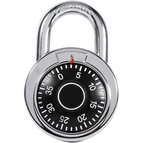 Coded Lock,Digit Combination Code Lock Round Dial Number Luggage Suitcase Security Rotary Padlock Luggage Coded Lock Travel Suitcase Security Accessories