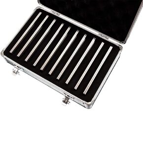 Dasqua 8204-0015 1/8" X 6" 10 Piece Premium Parallel Set with Aluminum Case