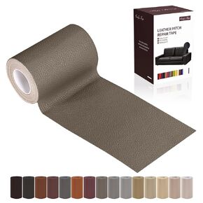 Leather Repair Patch Tape, Light Beige 3 x 61 Inches Self Adhesive Leather Repair Kit for Furniture, Car Seat,Vinyl Leather Repair Kit for Office Chairs, Couch, Sofa, Luggage