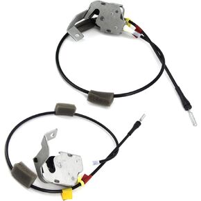 FEXON Rear Door Latch w/Cabel for Ford F150 1997-2004, Left and Right 2 Pack, Fit Rear Driver and Pasenger Doors and Upper Position 6L3Z-18264A26-A 6L3Z-18264A27-A