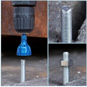 Deburring External Chamfer Bolt Allthread Hex Shank Drill Bit Tungsten Carbide YG6X Grade Blades 8-22mm