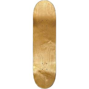 No Varnish Blank Skateboard Deck for Art -8ply -8.25" -100% Maple Standard Skate Board -No Sanding Required For Customizing Your Deck!