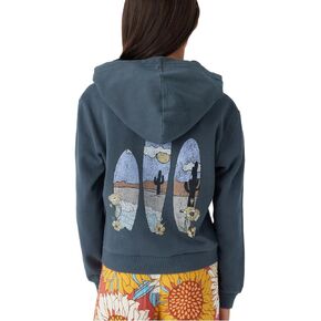 O'NEILL Girls Scobie Pullover Hoodie Sweatshirt Slate