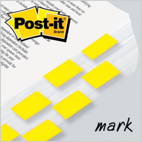 أعلام Post-it، 50/موزع، 2 موزع/عبوة، 1 بوصة عرض، أصفر (680-YW2) in Saudi Arabia