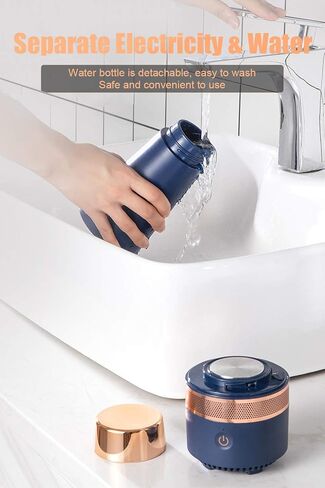 زجاجة مياه كهربائية للتدفئة والتبريد بسعة 46 درجة فهرنهايت - 113 درجة فهرنهايت، كوب سفر ساخن USB سعة 330 مل لتدفئة القهوة للسيارة والمكتب والسفر والتخييم in Kuwait