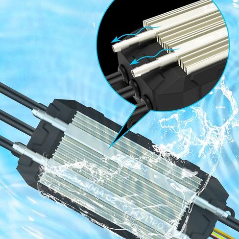 ZTW High Voltage Brushless ESC, 160A 6-14S with XT90 Plug, bi-Directional Control, Waterproof IP67, for Model Boats RC Boats Surfboards hydrofoils in Saudi Arabia