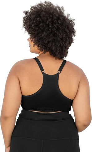 Kindred Bravely 2-Pack Hands Free Sports Pumping Bra Bundle (Black and Ombre Purple, X-Large-Busty) in Saudi Arabia