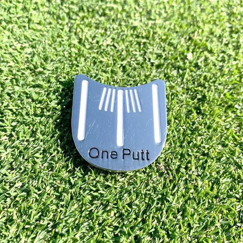 علامة كرة الجولف من ONESHOTGOLF مع مشابك للقبعة للرجال والنساء، يمكن ربطها بسهولة بغطاء الجولف - تقنية المينا الناعمة in Saudi Arabia