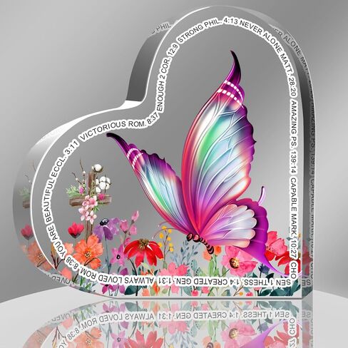 Appreciation Gifts, Thank You Gifts Gifts Acrylic Heart Plaque, Inspirational Gifts for Coworker Boss, Office Going Away Farewell Retirement Gifts, Keepsake for Home Office Table Shelf in Saudi Arabia