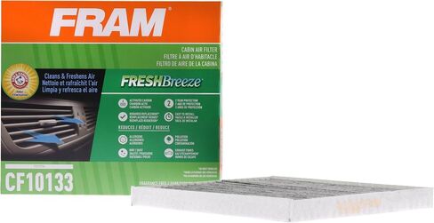 FRAM Fresh Breeze Cabin Air Filter Replacement for Car Passenger Compartment w/ Arm and Hammer Baking Soda, Easy Install, CF10133 for Select Toyota Vehicles in Saudi Arabia