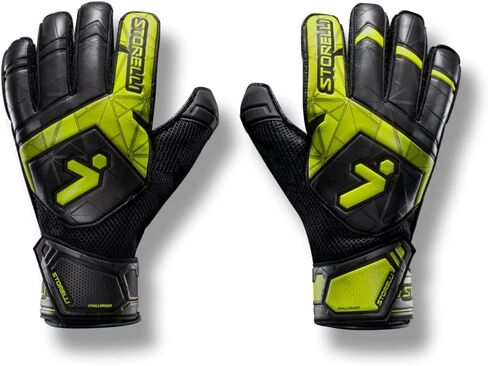 قفازات Storelli Gladiator Challenger 2.0 لحارس المرمى، قفازات حارس مرمى كرة القدم مع أشواك الأصابع، حماية معززة للأصابع واليد in Saudi Arabia
