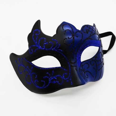 Gircss Masquerade Mask for Couple Venetian Mask for Halloween Costume Mardi Gras Party Ball Prom, Fit for Men Women in Saudi Arabia