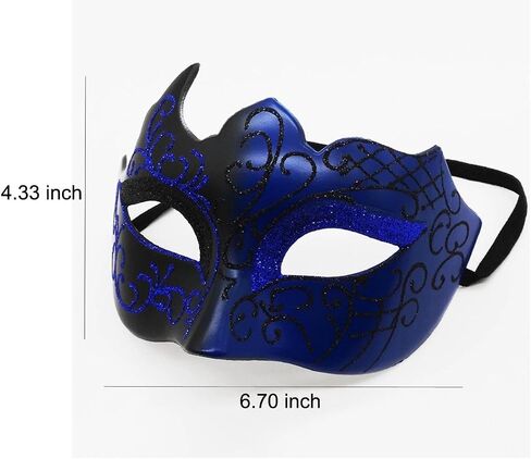 Gircss Masquerade Mask for Couple Venetian Mask for Halloween Costume Mardi Gras Party Ball Prom, Fit for Men Women in Saudi Arabia