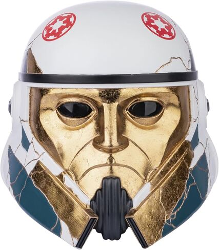 Avafierce SW Series Captain Enoh Night Troopers خوذة تنكري للهالوين قناع الدعائم للبالغين (ذهبي) in Kuwait