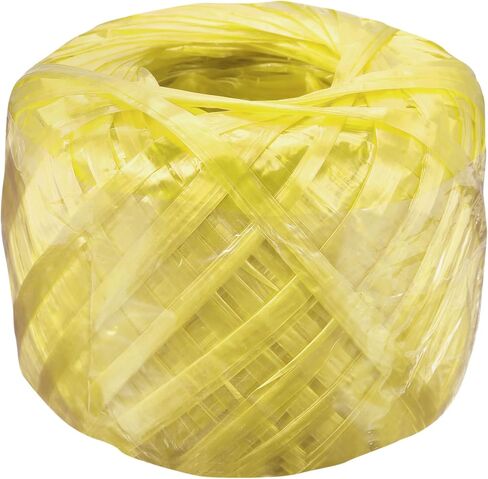 MECCANIXITY Polyester Nylon Plastic Rope Twine Household Bundled for Packing Gardening Craft,150m Length,Yellow in Saudi Arabia
