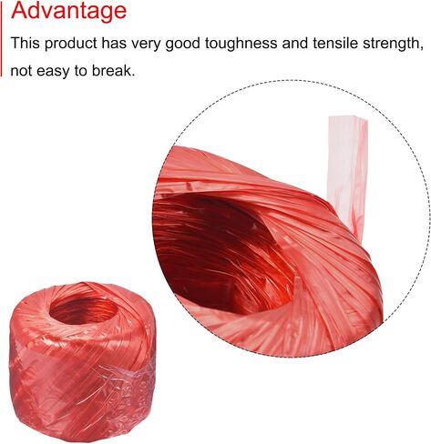 MECCANIXITY Polyester Nylon Plastic Rope Twine Household Bundled for Packing Gardening Craft,150m Length,Yellow in Saudi Arabia