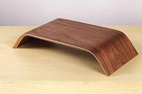 SAMDI Wooden Computer Monitor Stand, Desktop Accessories, Laptop Stand, Notebook Stand, for MacBook Stand (Oak Wood White) in Saudi Arabia