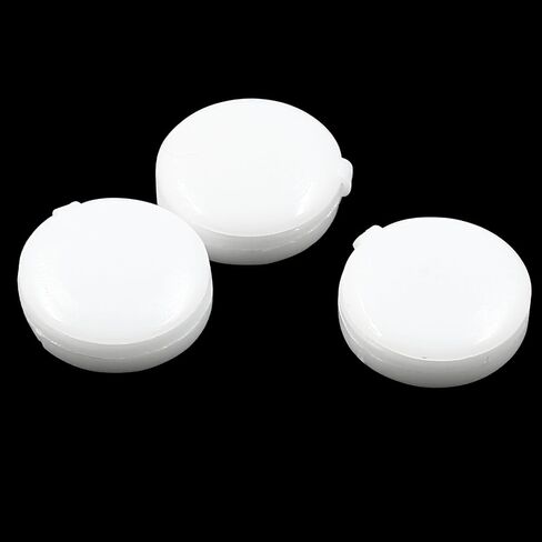 Hitefu 150PCS Screw Cap Covers, Plastic Screw Caps White Screw Covers, Folding Screw Head Covers for Screw Decoration Protection(White) in Saudi Arabia