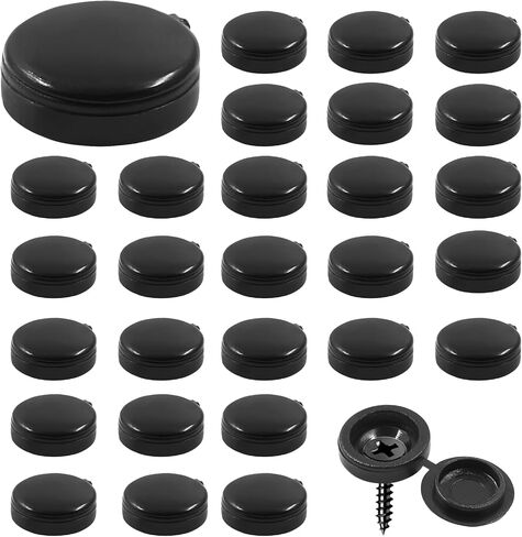 Hitefu 150PCS Screw Cap Covers, Plastic Screw Caps White Screw Covers, Folding Screw Head Covers for Screw Decoration Protection(White) in Saudi Arabia