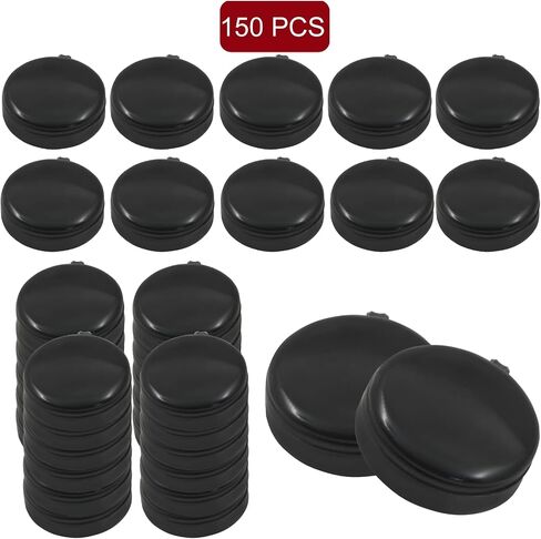 Hitefu 150PCS Screw Cap Covers, Plastic Screw Caps White Screw Covers, Folding Screw Head Covers for Screw Decoration Protection(White) in Saudi Arabia