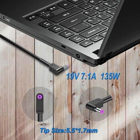 شاحن 135 واط لجهاز الكمبيوتر المحمول Acer Nitro 5 للألعاب N18C3 AN515-51 AN515-41 AN515-53 AN515-52 AN515-44-R99Q AN515-55-52KW Aspire A715-41G A715-42G A715-73G A715-75G A717-72G 57 كمبيوتر محمول من سلسلة 2TG محول كهرباء in Kuwait