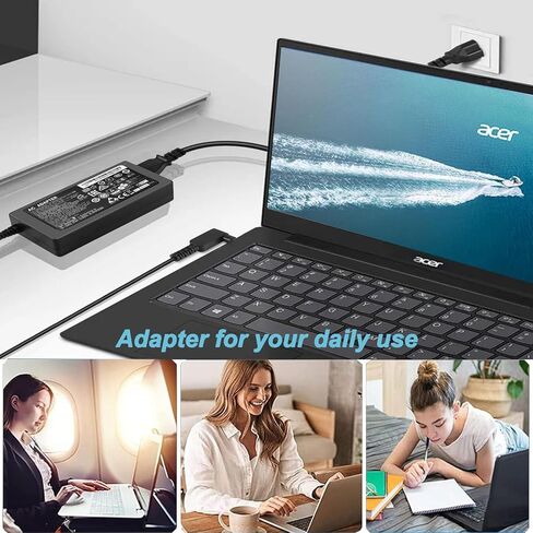 شاحن 135 واط لجهاز الكمبيوتر المحمول Acer Nitro 5 للألعاب N18C3 AN515-51 AN515-41 AN515-53 AN515-52 AN515-44-R99Q AN515-55-52KW Aspire A715-41G A715-42G A715-73G A715-75G A717-72G 57 كمبيوتر محمول من سلسلة 2TG محول كهرباء in Kuwait
