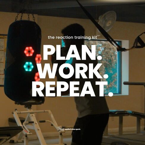 تعمل مجموعة أدوات التدريب على رشاقة الحركة الرياضية على تحسين وقت رد الفعل وخفة الحركة للرياضيين والمدربين والمعالجين الفيزيائيين ومدربي اللياقة البدنية. رائعة لكرة القدم والتنس وكرة القدم وكرة السلة والفنون القتالية. in Kuwait