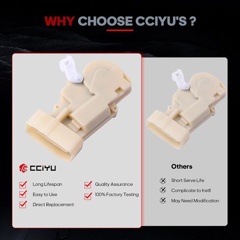 CCIYU Door Lock Actuator for Toyota Echo 2000-2005 for Scion xB 2004-2006 Front Left Side 746-634 DLA185 in Kuwait