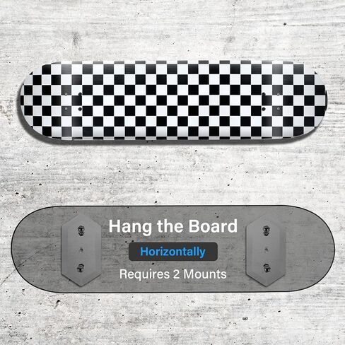 Skateboard Wall Mount, Luxury Skateboard Deck Display, Skateboard Storage Hanger Rack, Floating Effect, Transparent in Saudi Arabia