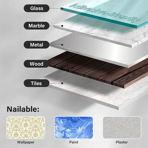Skateboard Wall Mount, Luxury Skateboard Deck Display, Skateboard Storage Hanger Rack, Floating Effect, Transparent in Saudi Arabia