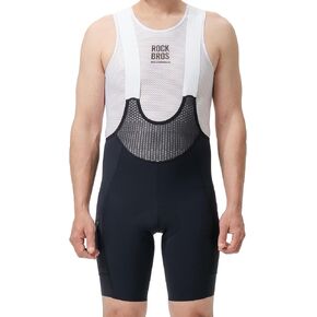 ROCKBROS Men's Cycling Bib Shorts, Breathable Cycling Bibs Men with Pockets, Bicycle Padded Riding Tights for Long Ride in Saudi Arabia