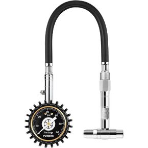 Semi Truck Tire Pressure Gauge Digital, Puibers Heavy Duty Tire Guage 200 PSI Dual Head Chuck and Backlight LCD Display, Digital Pressure Gauge Certified ANSI B40.1 for Car, Semi Truck, SUV, Truck in Kuwait