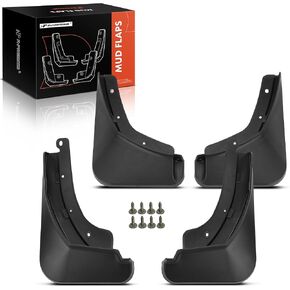 A-Premium Set of 4PCS Mud Flaps Splash Guards Mudguards Mudflaps with Hardware Kits Accessory Compatible with Chevrolet Trax 2024, Front and Rear (Driver & Passenger Side) in Kuwait