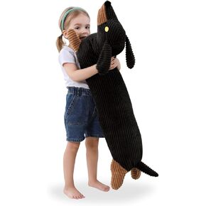 36 Inch Dachshund Dog Stuffed Animal Plush, Long Weiner Dog Body Pillow, Cute Funny Large Dachshund Toys Plushies Decor Ideal Gift for Kids in Kuwait