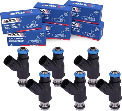 MOCA 6Pcs Fuel Injectors Fit 06-11 for Hyundai Azera & 07-12 for Hyundai Veracruz V6 3.8L & 06-10 for Kia Sedona V6 3.8L & 07-09 for Kia Sorento V6 3.8L & 07-09 for Kia Amanti V6 3.8L in Saudi Arabia