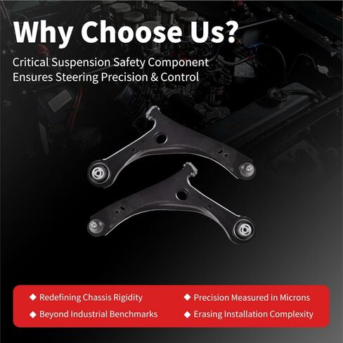 Front Lower Control Arms L/R with Ball Joints for Chrysler Town & Country 08-16 Dodge Grand Caravan 08-20 Volkswagen Routan 09-14 RAM C/V 12-15 RK622033 RK622034 2PCS in Saudi Arabia