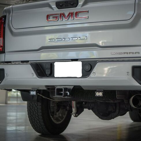 مجموعة Baja Designs S2 Sport Dual LED العكسية لسيارة Chevy Sierra 2500HD/3500HD 2020-22 (زوايا واسعة؛ شفاف) in Saudi Arabia